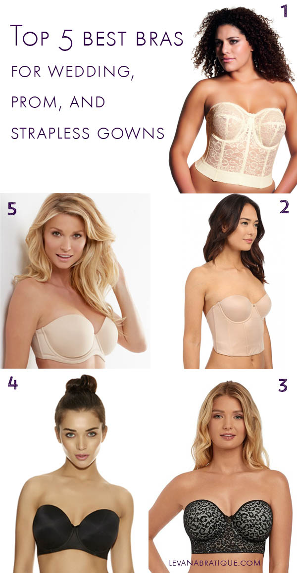 Bras for Wedding Dresses: Strapless & More